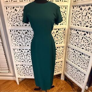 NWT Maggy London Teal Midi Dress Sz 6